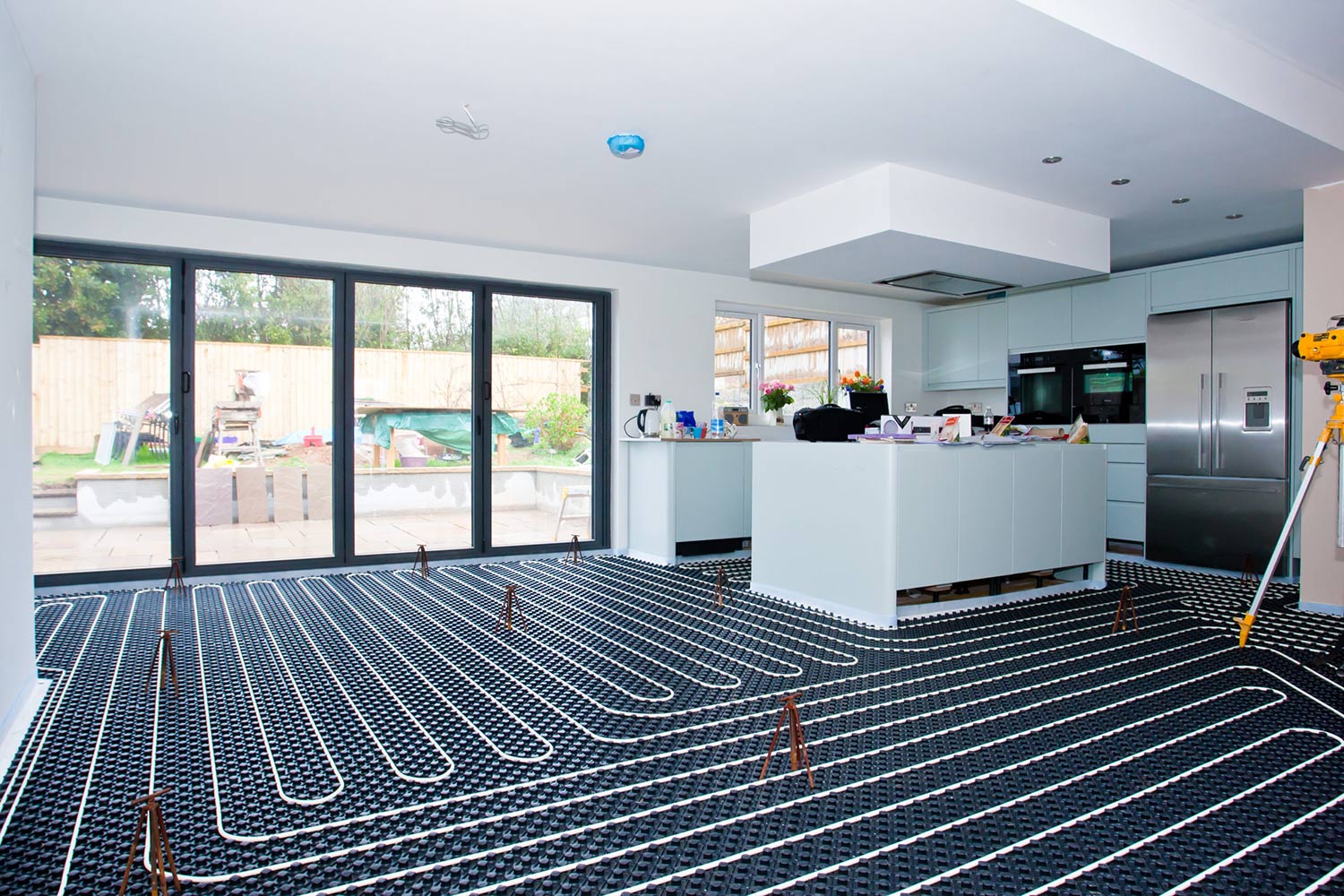 underfloor heating system installation